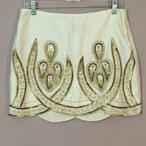 Tibi Silk Beaded Skirt (second hand)